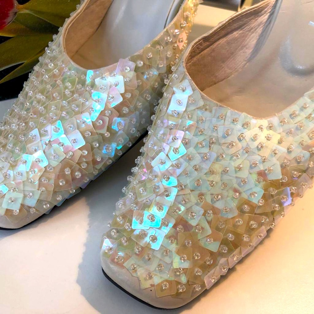 Lady Mule with Sequins - Picture 3 of 5